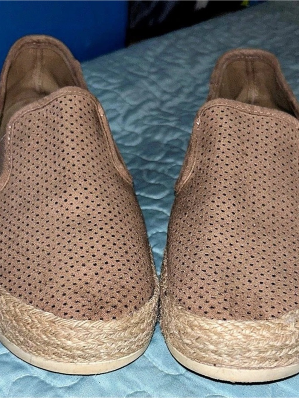 Esprit Espadrille Slip On Shoes Brown Size 8M